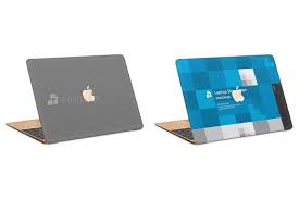 Macbook 2015 Laptop Skin Psd Mockup Laptop Skin Laptop Skin Design Macbook