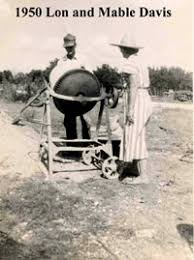 Lon Davis and Mable Boykin of Campwood, Texas. Family  History/Genealogy/Photos