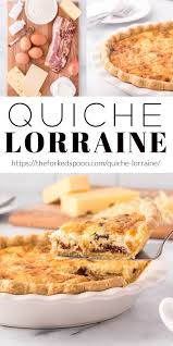 Quiche Lorraine Recipe Recipe Lorraine Recipes Recipes Quiche Lorraine