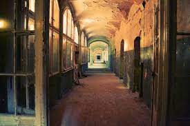 Abandoned Spalling Hall Haunted Place Abandoned Corridor Etsy Haunted Places Abandoned Places Abandoned