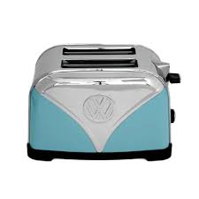 This Adorably Funky Volkswagen Toaster Is Available In Either Red Or Blue And Is Certainly A Desirable Item For Any Petr Vintage Vw Camper Vw Campervan Toaster