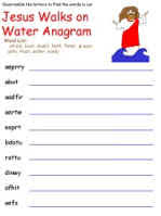 But straightway jesus spake unto them, saying, be ofgood cheer; Jesus Walks On Water Printable Activity Sheets