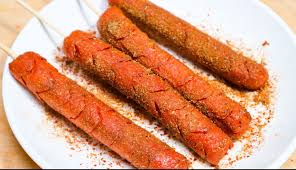 刘一手私厨】街边最受欢迎的炸火腿肠，教你在家做给孩子吃，配上秘制蘸料，香-1万粉丝2千作品_健康视频-免费在线观看-爱奇艺