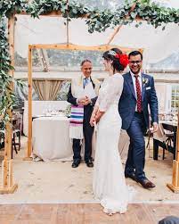 In Jewish Tradition The Bride Circles The Groom Seven Times To Break Down Any Barriers B Wedding Rituals Jewish Wedding Ceremony Unique Wedding Ceremony Ideas