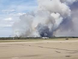 Helicopters, grounds crews, air tanker groups and heavy equipment operators were called to battle a growing fire northeast of prince. 2lpv25fbivkqem