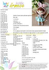 Paranoia Lines Lovely Doll Pink Eared Keychain In Baby Size Amigurumi Orgu Kiz Bebek Oyuncaklari