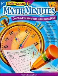 Sixth Grade Math Minutes Doug Stoffel 9781591984306 Amazon Com Books Math Minutes Sixth Grade Math Basic Math Skills