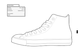Pin By Rebecca Leza On Art In 2020 Converse Shoes High Top Shoe Template Sneakers