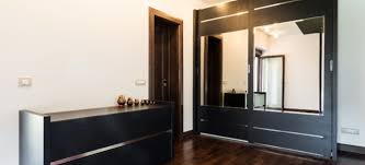 First, paint the door with a base color of your choosing. How To Remove Or Disguise Mirrored Closet Sliding Doors Doityourself Com