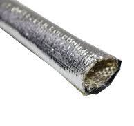 Heat Shroud Aluminized Sleeving for Ultimate Heat Shield Protection Barrier  with Hook and Loop Closure 1-2"x36" (3ft)