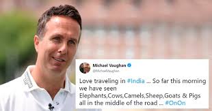 Moreover, michael vaughan also responded to manjrekar's tweet in which he had predicted india's however, he used yuzvendra chahal's hilarious meme replacing it with manjrekar's face and has. Michael Vaughan Tweeted About Stray Animals On Indian Roads Twitter Didn T Take It Kindly