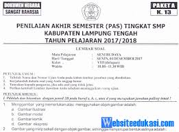 We did not find results for: Naskah Soal Pas Uas Seni Budaya Kelas 8 K13 Tahun 2018 2019 Dokumentasi Liestanti Anexia