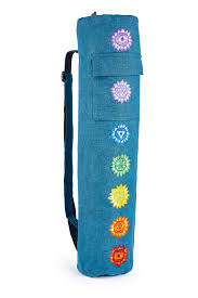 The studio offers a range of styles including inferno hot pilates, meditation, yin, and restorative yoga. Cotton Yoga Mat Bag Chakra Symbols