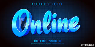 Online Text Blue Color Game Style Editable Text Effect Buy This Stock Vector And Explore Similar Vectors At Adobe Stock Fotograf Fotograf Duzenleme Muzik
