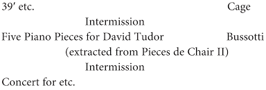 Documents John Cage And Peter Yates