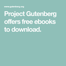 Project Gutenberg Offers Free Ebooks To Download Free Ebooks Free Projects