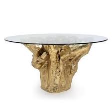 Sequoia Gold Dining Table Dining Table Bases Dining Table Gold Dining Table
