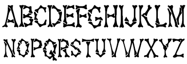 The oracle bone script of the late shang appears archaic and pictographic in flavor, as does its contemporary, the shang writing on bronzes. Bony Bones Font Ffonts Net