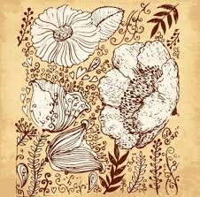 Beautiful hand drawn vector illustration bird and flowers. Flower Field Drawing Free Vector Download 102 411 Free Vector For Commercial Use Format Ai Eps Cdr Svg Vector Illustration Graphic Art Design