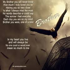In Memory Brother Brother Quotes My Brother Quotes Brother Birthday Quotes