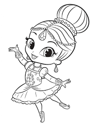 Grab Your Fresh Coloring Pages Shimmer And Shine For You Http Gethighit Com Fresh Coloring Page Cute Coloring Pages Ballerina Coloring Pages Coloring Books