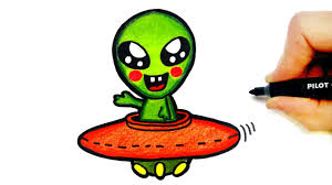 For my second lesson i will show you how. How To Draw A Cute Alien Youtube