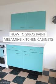 Removing the doors and placing them on. Diy Video How To Spray Paint Melamine Kitchen Cabinets