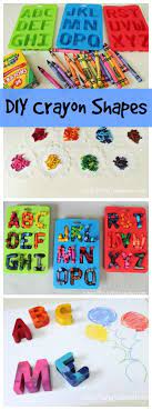 We opted for fun alphabet letters because our 4 year old is learning to spell but you could really do anything old crayons small metal pan or tin for melting wax in the oven plastic spoons chocolate alphabet molds baking sheet tin foil. 24 Best Crayon Molds Ideas Crayon Crayon Molds Melting Crayons