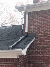 Proper Downspout On Roof This Is A Common Mistake Which Will Lead To Premature Roof Wear What Exterior House Renovation How To Install Gutters House Exterior