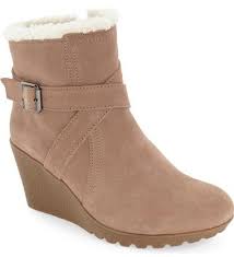 From weddings to graduations and holidays abroad, find your perfect fit at shoe zone. Hush Puppies Amber Miles Iiv Faux Shearling Lined Waterproof Wedge Bootie 104 Nordstrom Lookastic