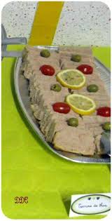 Terrine De Thon Aux Capres Recette A Base De Surimi Recette Terrine De Poisson Recette Gateau Fruit
