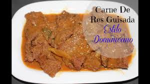 Por otro lado, picamos el ajo y. Carne De Res Guisada Estilo Dominicano Cocinando Con Ros Emely Youtube