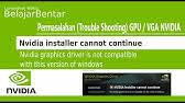 Msi p106 100 driver download window10 20h2 is my cpu bottlenecking here cpus motherboards and p106 mining card same problem jhonjamilton from lh3. Fix Nvidia Graphics Driver Not Compatible With This Version Of Windows Youtube