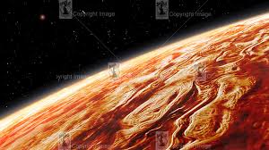 It orbits very close from its star. 55 Cancri E With Sun Jpg Ron Miller Black Cat Studios