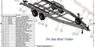 Boat Trailer Plan Trailer Plans Plan Build Save Boat Building Plans Boat Building Boat Trailer
