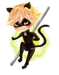 Cat Noir Chibi By Kirakoii On Deviantart Chibi Noir Cats