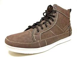 Delli Aldo Mens 510 Lace Up High Top Chukka Sneakers Boots