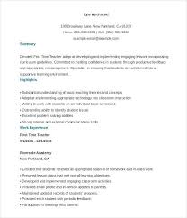 As the first part of your resume, the objective statement must draw the reader in to look closely at the details of your experience. Free Resume Templates For Teachers Resume Examples Teacher Resume Template Free Teacher Resume Template Student Resume Template
