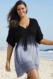 Black Bathing Suit Cover Up Plus Size 5 Plus Size Beach Cover Up Options That You Will Love Curvyoutfits Com Women S Plus Size Swimwear Plus Size Swimsuits Plus Size Swimwear
