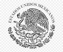 Luxury eagle bird abstract logo design vector template linear style. Seal Flag Outline Symbol Eagle Del Free Emblem Mexican Flag Symbol Black And White Hd Png Download Vhv