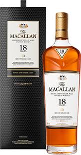 Macallan Sherry Oak 18 Year Old Scottish Whisky Whiskey