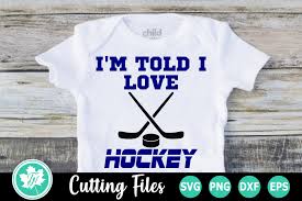 Download I M Told I Love Hockey A Sports Svg Cut File 316497 Cut Files Design Bundles