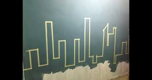 Paling Populer 30 Lukisan Dinding Motif Garis How To Paint Cara Mengecat Tembok Dengan Motif Gedung Perkotaan Download 24 Pilihan Cantik Motif Ke In 2020 30th Pale