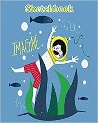 Download Amazon Com Sketchbook Dreaming In The Seabed Illustration 120 Pages Of 8 X 10 Blank Paper For Drawing Doodling Or Sketching Sketchbooks 9781719205924 T Lookbird Books