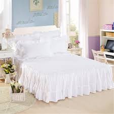 Maybe you would like to learn more about one of these? 100 Cotton Ruffled Bed Skirt 17 Inch Drop White Dust Ruffle With Platform White King Buy Online In Bahamas At Bahamas Desertcart Com Productid 30119260