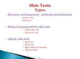 The test is a simple procedure. Skin Tests And Their Applications Ppt Video Online Download