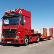 Mercedes Actros Flatbed Trailer 3d Model Ad Actros Mercedes Flatbed Model Flatbed Trailer Mercedes Mercedes Benz Trucks