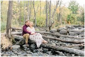 Prairie River Dam Fall Engagement Session - Stephanie Holsman Photography
