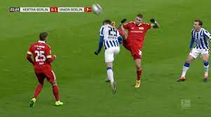 Union kommt gerade erst in den wer machte im derby den unterschied? Watch Awful Union Berlin Red Card Vs Hertha Berlin