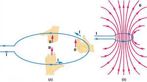 The magnitude of magnetic field is inversely proportional to the radius of the circular loop. Magnetic Fields Produced By Currents Ampere S Law Physics